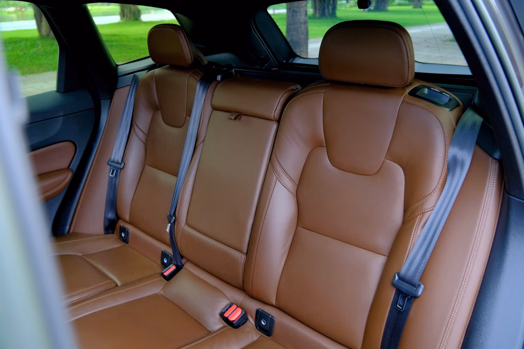 Ghế sau da Nappa Volvo XC60 màu Nâu Cafe